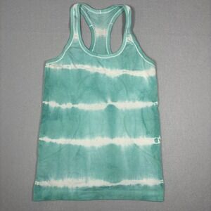 Lululemon Heathered Tranquil Blue Teal Tie Dye Swiftly Tech Racerback Tank Top 6
